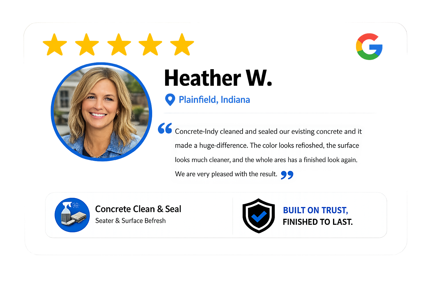 Concrete Indy homeowner review