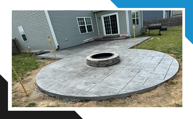 Concrete Fire Pit Patios 